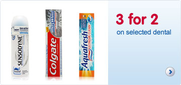 3 for 2 on selected dental